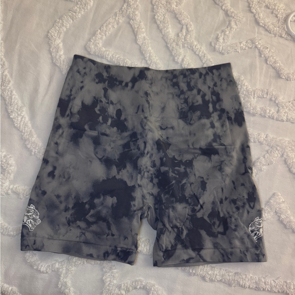 Darc Sport Blue and Gray Scrunch shorrs